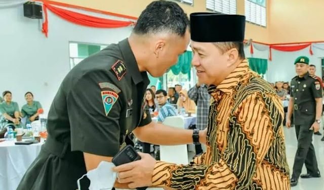 Zahir Hadiri HUT ke 61 Yonif 126 KC