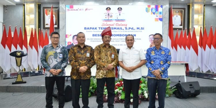 Bupati Zahir Terima Kunker Direktur Pendidikan Profesi Guru Ditjen GTK Kemendikbudristek RI