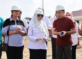 dr Susanti Tinjau Pembangunan Gedung Merdeka, Ini Harapannya