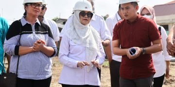 dr Susanti Tinjau Pembangunan Gedung Merdeka, Ini Harapannya
