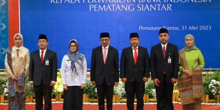 Pengukuhan Kepala BI Pematang Siantar, dr Susanti: Selamat Bertugas kepada Muqorobin dan Terima Kasih kepada Teuku Munandar
