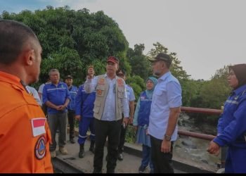 Wagubsu Kunjungi Korban Banjir Bandang di Sibolangit