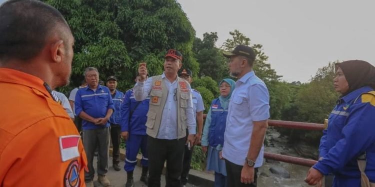 Wagubsu Kunjungi Korban Banjir Bandang di Sibolangit