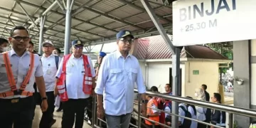 Pengoperasian KAI dari Bandara Internasional Kualanamu hingga ke Stasiun Binjai