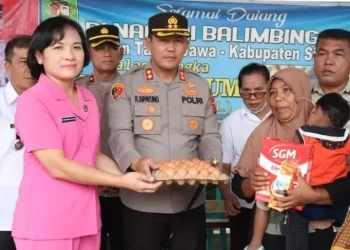 Kapolres Simungun AKBP Ronald FC Sipayung  Peduli Terhadap Program Pencegahan Stunting
