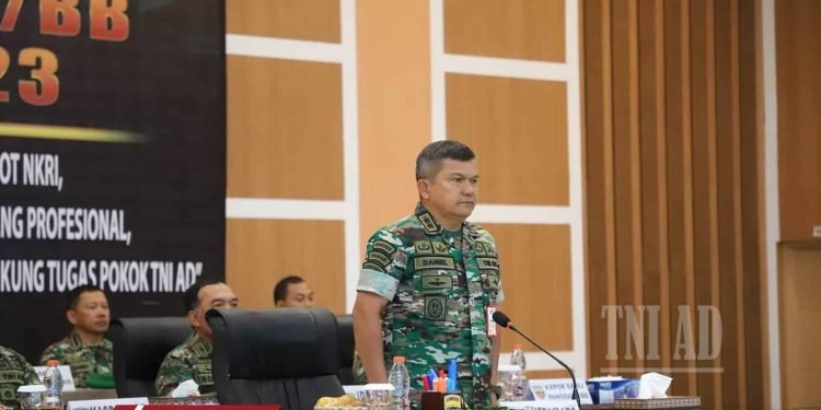 Pangdam I/ BB Tegaskan Prajurit TNI Tidak Terlibat Politik Praktis Dalam  Pemilu 2024.