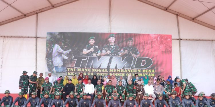 Sinergitas TNI – Polri, Kapolresta Barelang Hadiri Peninjauan Lokasi TMMD ke 116 Tahun 2023