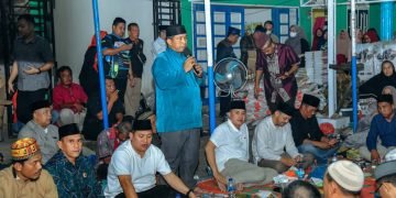 Sambangi Desa Mekar Baru, Bupati Zahir Berikan Berbagai Bantuan
