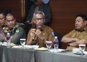 DPMPT Batam Gelar Konfrensi Pers Terkait Perizinan Gelanggang Permainan