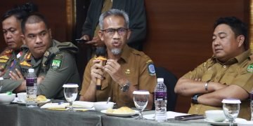 DPMPT Batam Gelar Konfrensi Pers Terkait Perizinan Gelanggang Permainan