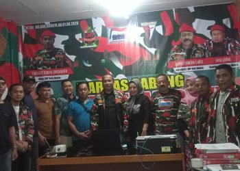 Intel Kodim 0201 Medan Menyambangi Markas Laskar Merah Putih Kota Medan