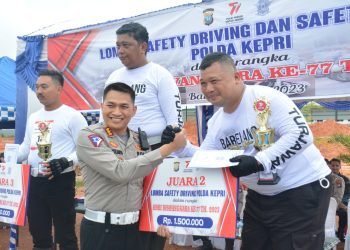 Meriahkan Hari Bhayangkara  Ke – 77 Tahun 2023, Ditlantas  Polda Kepri Gelar Lomba Safety Driving dan Safety Riding