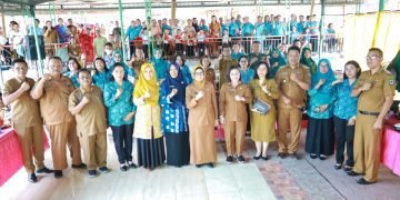 Dihadiri Walikota, TP PKK Sumut Monitoring PAAR di Kelurahan BP Nauli