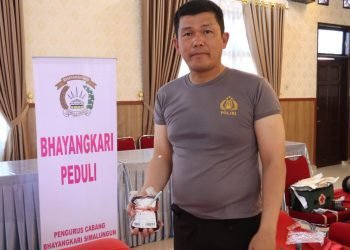 Bulan Bakti Polri Presisi, Kapolres Bersama Personel Polres Simalungun &  Bhayangkari Gelar Donor Darah 