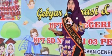 Ny. Maya Indriasari Zahir Hadiri Gebyar Literasi dan Pentas Akhirusannah