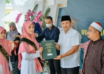 Hadiri Wisuda Ponpes Al- Mumtaz, Bupati Batu Bara Berpesan Tingkatkan Pendidikan