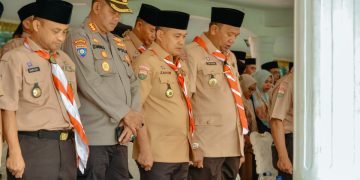 Kontingen Kwarcab Pramuka Batu Bara Persembahkan Tari Kolosal Pada Pembukaan Raimuna Daerah Ke- VIII Sumut