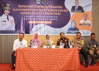 dr. Susanti Buka Pelaksanaan Uji Kopentensi Wartawwan (UKW) Angkatan 57 Tahun 2023 Persatuan Wartawan Indonesia (PWI) Pematang Siantar