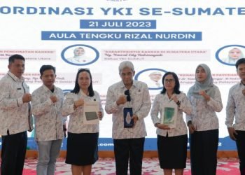 Ketua Yayasan Kanker Indonesia (YKI) Cabang Kota Pematang Siantar Hadiri Rapat Koordinasi YKI se – Sumut