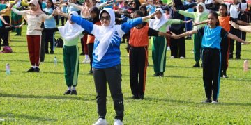 Wali Kota Pematang Siantar dr Susanti Dewayani SpA, Buka Secara Resmi Gebyar Sekolah Sehat