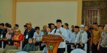 Kloter 13 Jemaah Haji Batu Bara Disambut Bupati Ir. H. Zahir