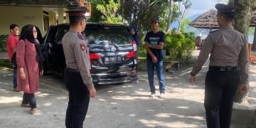 Kegiatan Rutin Polres Simalungun Pengamanan Destinasi Super Prioritas Danau Toba