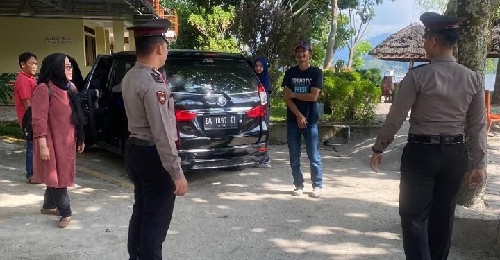 Kegiatan Rutin Polres Simalungun Pengamanan Destinasi Super Prioritas Danau Toba