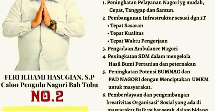 Kaum Milenial Yang Ingin Memajukan Nagori, Feri Hasugian Maju Calon Pangulu