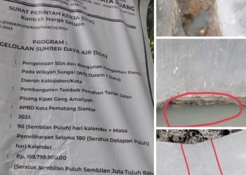 Kinerja Dinas PUTR Siantar Dipertanyakan, Bangunan Baru Banyak Yang Sudah Rusak
