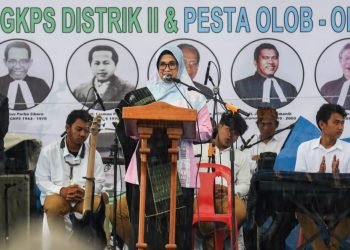 Wali Kota Pematang Siantar dr Susanti Dewayani SpA Menghadiri acara Jubileum 120 Tahun Injil di Simalungun