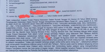 Andri Darmawan Dilaporkan Karena Aniaya Istri