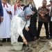 dr Susanti letakkan batu pertama pembangunan gedung Gereja HKBP Pardamean Resort Pardamean Kota Pematang Siantar