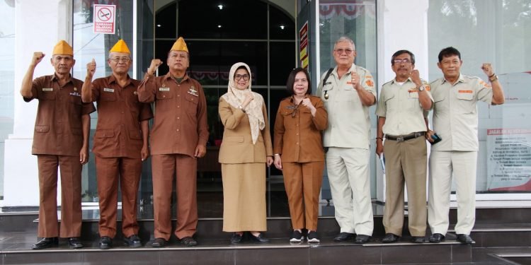 Wali Kota dr Susanti Dewayani terima Audiensi Rombongan Legiun Veteran RI dan Pemuda Panca Marga