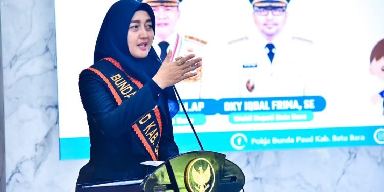 Bunda PAUD Batu Bara Buka Sosialisasi Literasi Digital PAUD