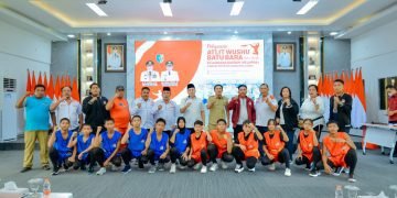 12 Atlet Wushu Batu Bara Siap Bertanding di Kejurda Wushu Sumut