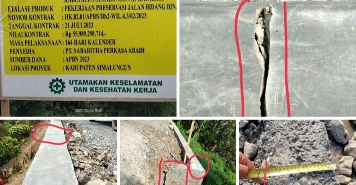 Proyek Preservasi Jalan Haranggaol – Simpang Salbe Senilai 55.9 M Diduga Asal Jadi dan Sarat Penyimpangan