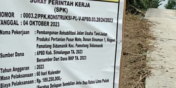 Kadis Pertanian Simalungun dan PPK Kompak Bungkam Ditanya Soal Proyek