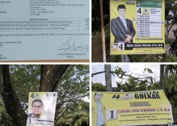 Dr Ahmad Doli Tanjung, Timbul Jaya Sibarani dan Razak Siregar Dilaporkan ke Bawaslu