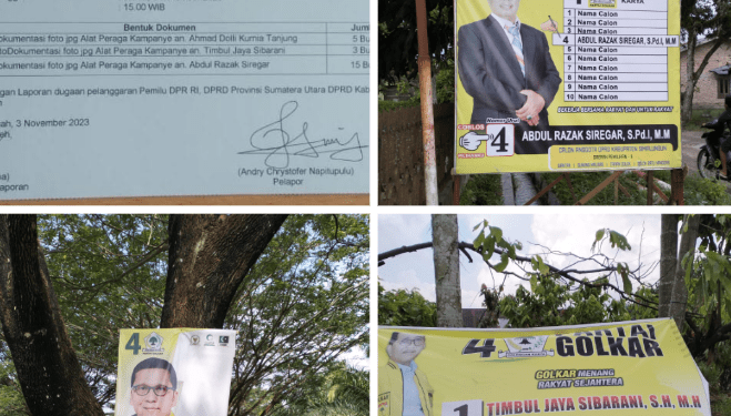 Dr Ahmad Doli Tanjung, Timbul Jaya Sibarani dan Razak Siregar Dilaporkan ke Bawaslu