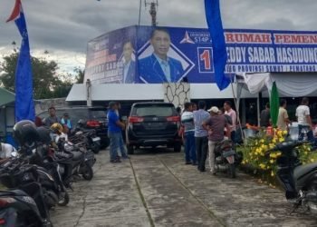 Rumah Pemenangan Calon Anggota DPRD Sumut Freddy Sabar Hasudungan Siahaan Diresmikan