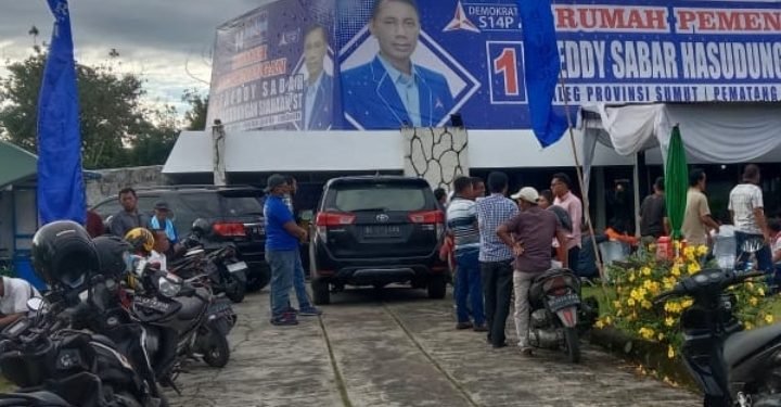 Rumah Pemenangan Calon Anggota DPRD Sumut Freddy Sabar Hasudungan Siahaan Diresmikan