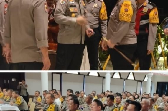 Polres Simalungun Sambut Kunjungan Tim Was Ops Itwasum Polri Dalam Rangka Ops Mantap Brata 2023-2024