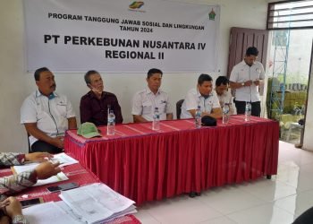 PT. Perkebunan Nusantara IV Unit Bah Birong Ulu Berikan Bantuan Program Pencegahan Stunting