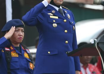 dr Susanti Pimpin Upacara Peringatan HUT ke 105 Tahun Damkarmat