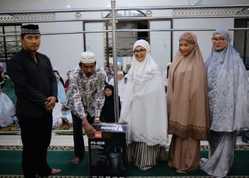 Safari Ramadhan di Mesjid Nurul Iman, Wali Kota Serahkan Dana Hibah Rp 50 Juta dan Bantuan Speaker