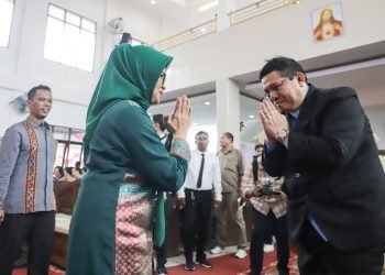 Wali Kota dr Susanti Hadiri Penahbisan 10 Pendeta GKPS