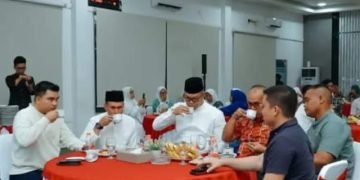 Kapolres Batubara dan Dandim 0208 Asahan Buka Puasa Bersama Pemkab Batubara