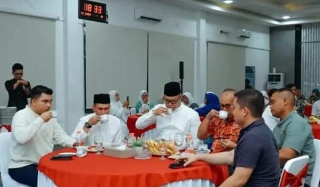 Kapolres Batubara dan Dandim 0208 Asahan Buka Puasa Bersama Pemkab Batubara