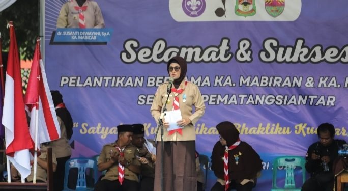 Wali Kota Hadiri Pelantikan Mabiran dan Kwarran se-Kota Pematangsiantar Masa Bakti 2023-2026