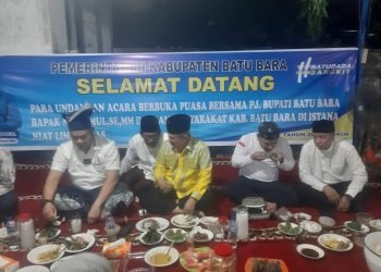 Pj. Bupati Batubara Buka Puasa bersama dengan Ahli waris Istana Lima Laras